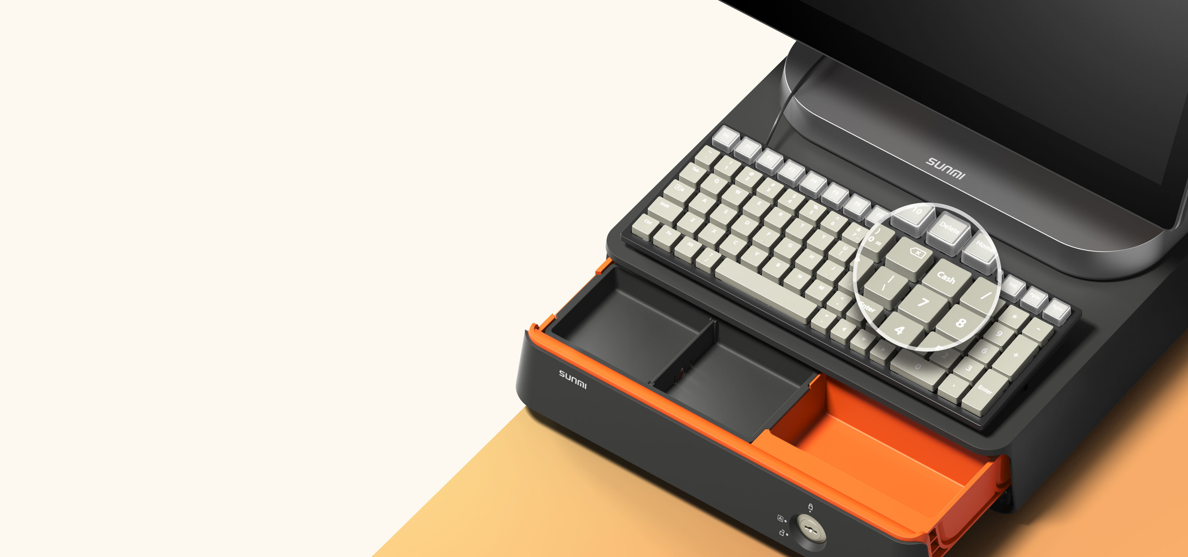 SUNMI 89-Key POS Keyboard View 2